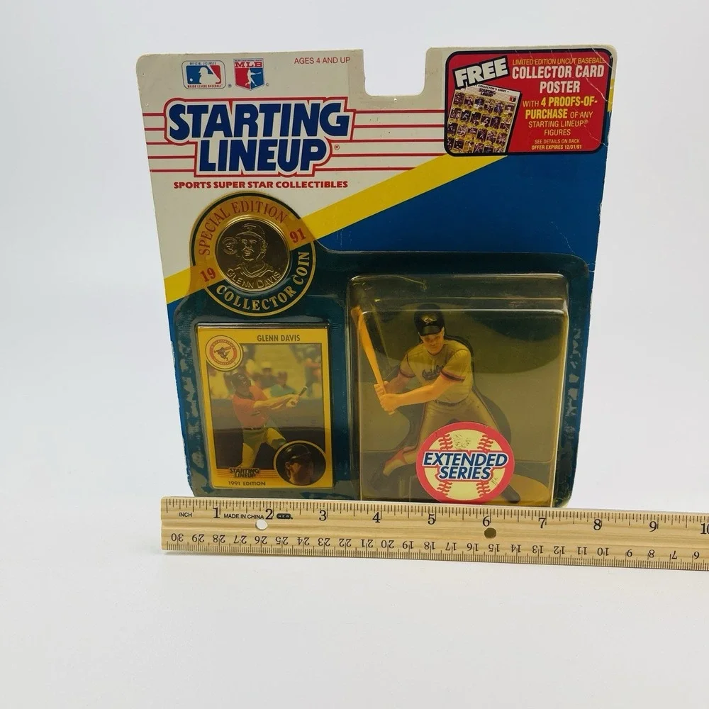 Glenn Davis 1991 Kenner Starting Lineup Extended Series Baltimore Orioles